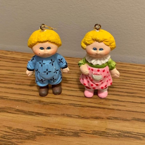 Set of 2 vintage cabbage patch kids ornaments - Picture 2 of 5